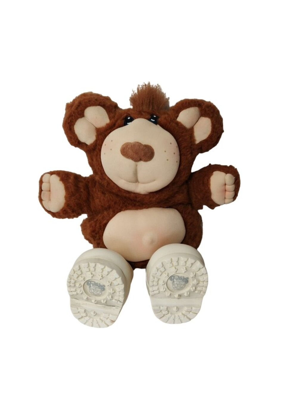 Vintage Furskins 80s Brown Bear Stuffed Animal Plush Toy Collectible 14 inch